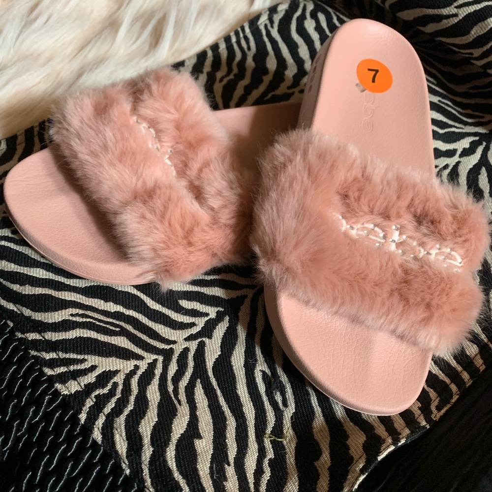 BeBe flip flops-size 7.  New, never worn